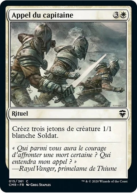 Appel du capitaine
