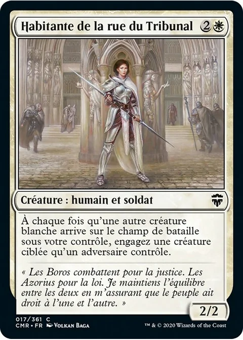 Habitante de la rue du Tribunal