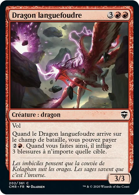 Dragon languefoudre