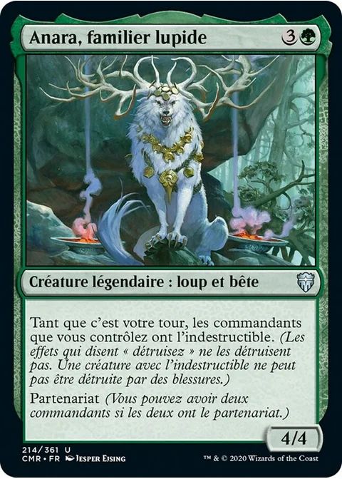 Anara, familier lupide