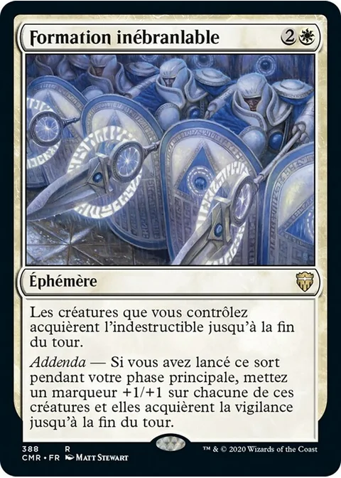 Formation inébranlable