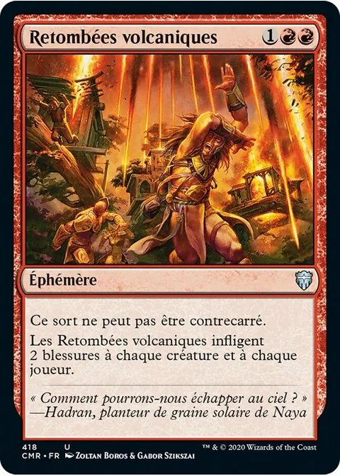 Retombées volcaniques