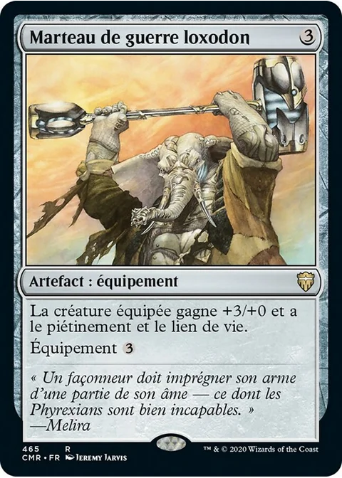 Marteau de guerre loxodon