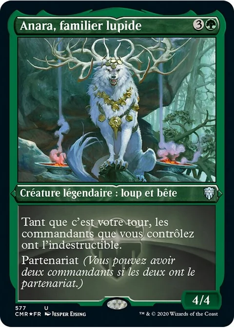 Anara, familier lupide