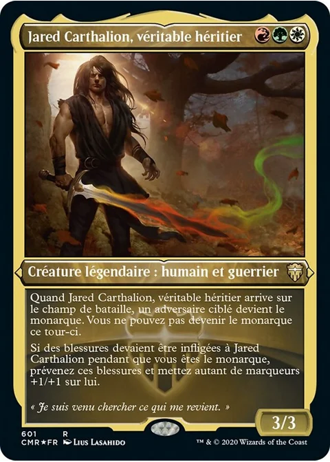 Jared Carthalion, véritable héritier