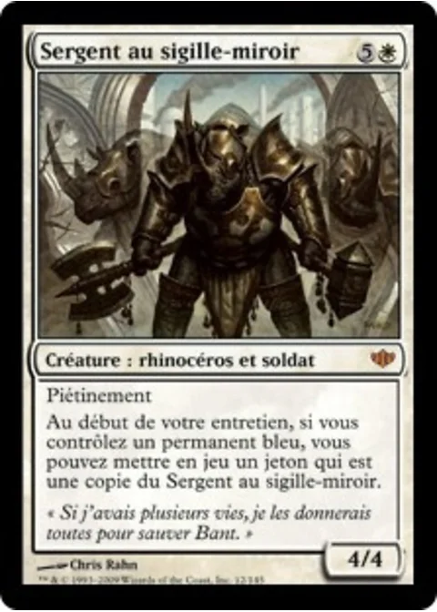 Sergent au sigille-miroir