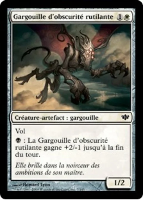 Gargouille d'obscurité rutilante