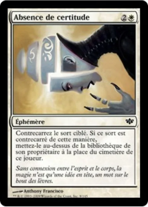 Absence de certitude