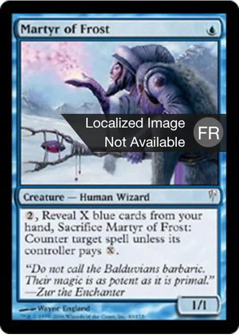 Martyr au givre
