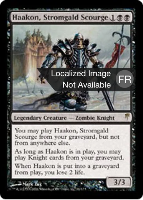 Haakon, plaie de Stromgald