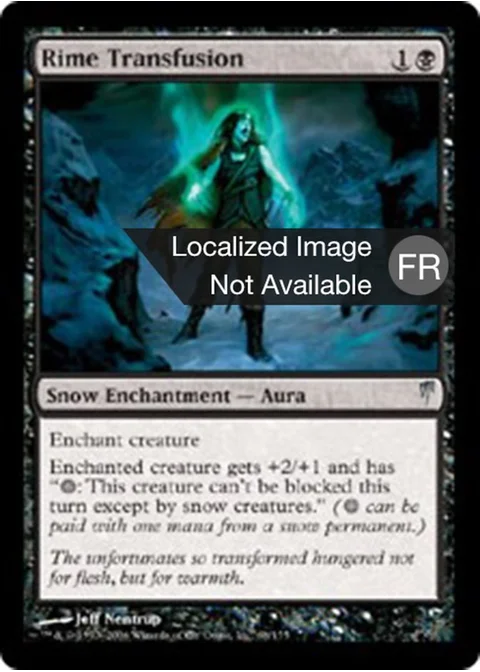 Transfusion de givre