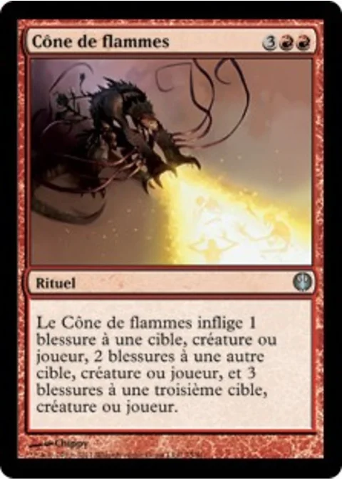 Cône de flammes