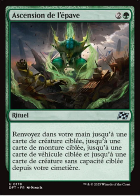 Ascension de l'épave