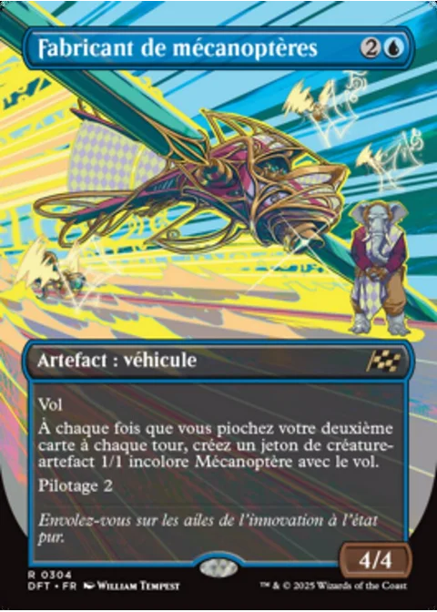 Fabricant de mécanoptères