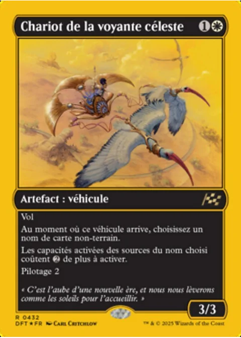 Chariot de la voyante céleste