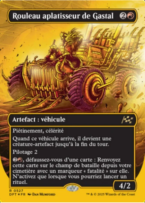 Rouleau aplatisseur de Gastal