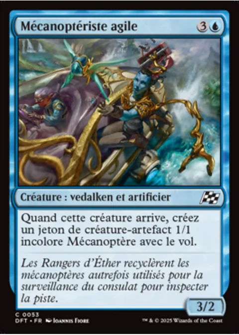 Mécanoptériste agile
