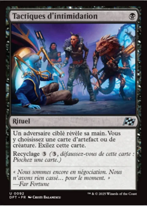 Tactiques d'intimidation