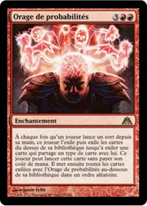 Orage de probabilités