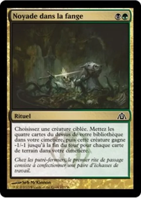 Noyade dans la fange