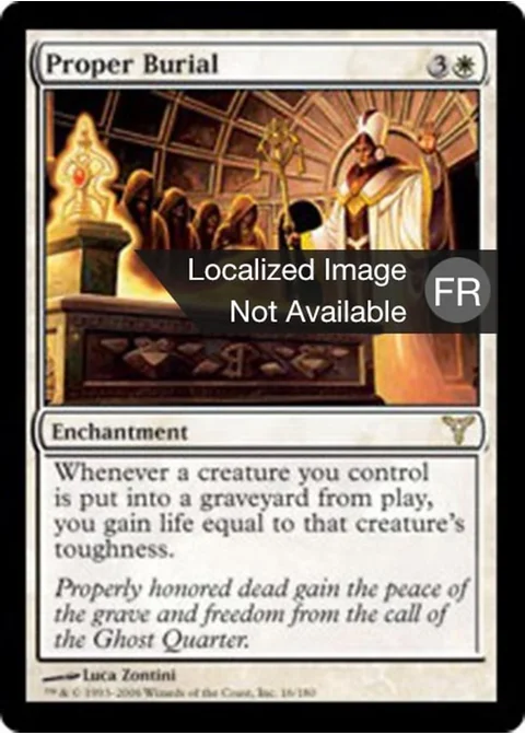 Enterrement convenable