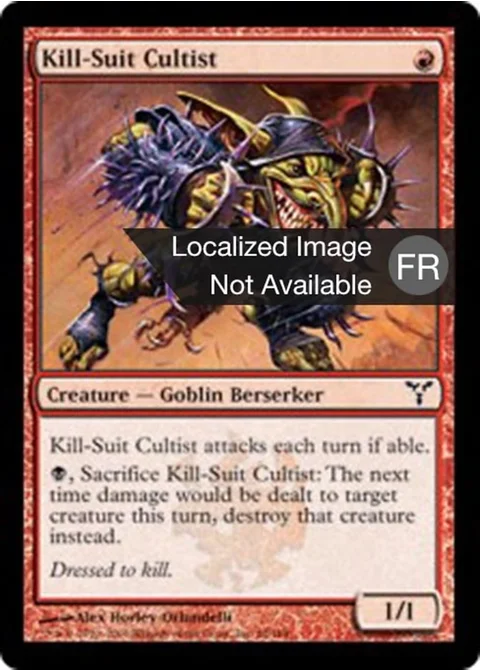 Cultiste à l'habit mortifère