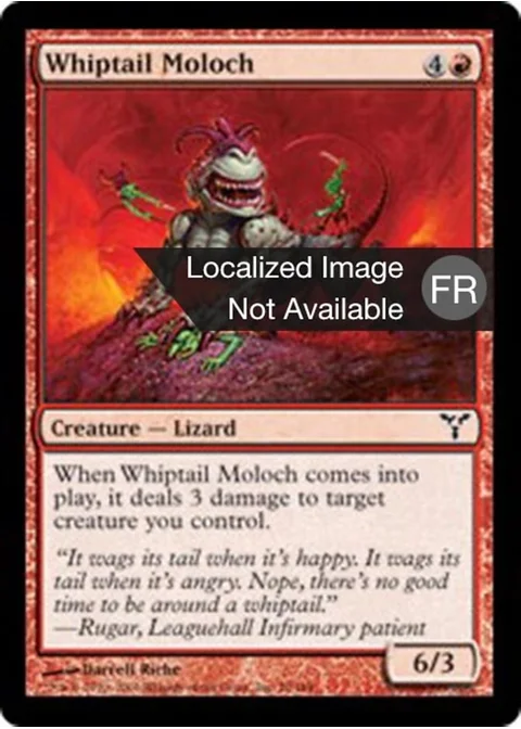 Diable cornu à queue en fouet