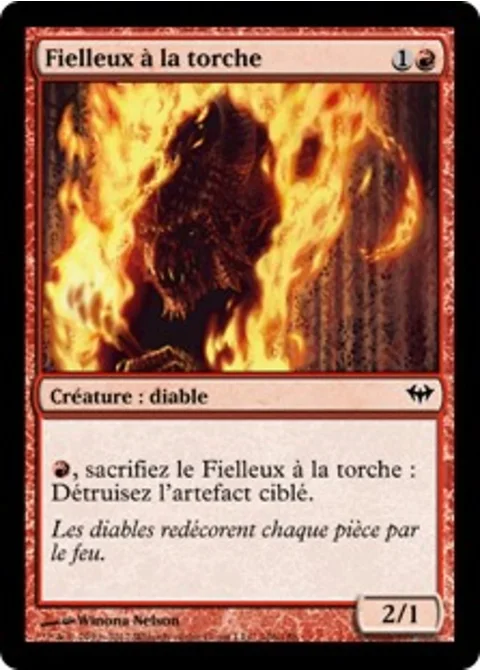 Fielleux à la torche