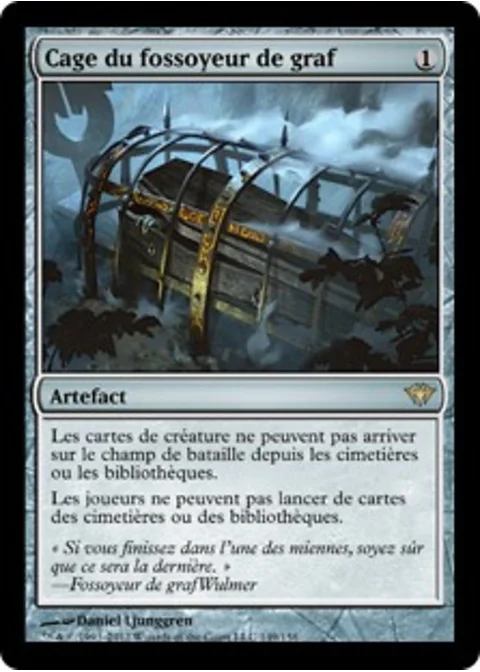 Cage du fossoyeur de graf