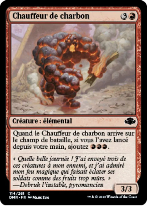 Chauffeur de charbon
