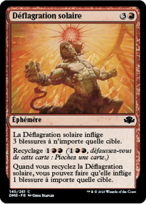 Déflagration solaire