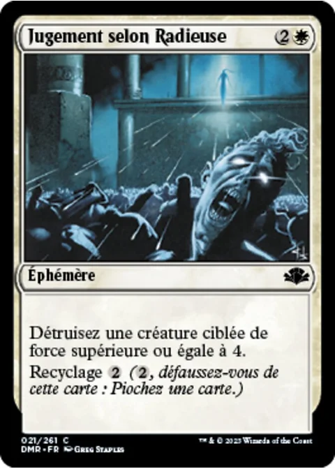 Jugement selon Radieuse