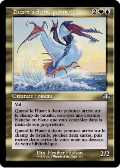 Huart à dents pointues