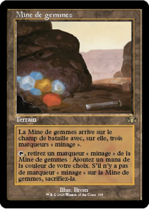 Mine de gemmes