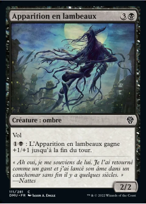 Apparition en lambeaux