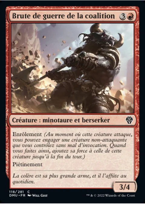 Brute de guerre de la coalition