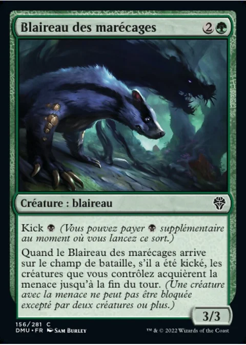 Blaireau des marécages