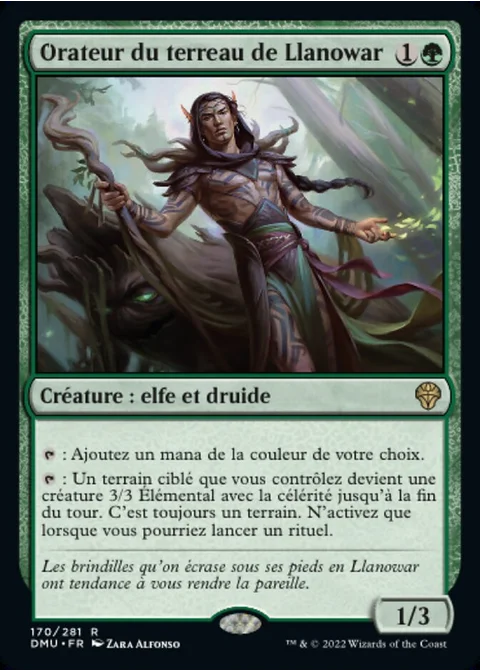 Orateur du terreau de Llanowar