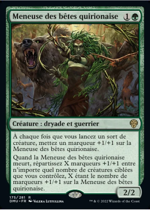 Meneuse des bêtes quirionaise