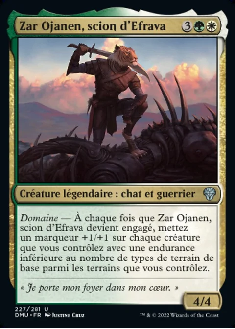 Zar Ojanen, scion d'Efrava