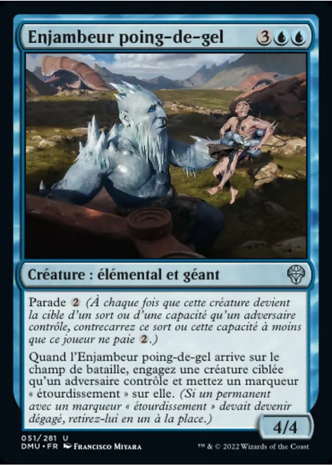 Enjambeur poing-de-gel