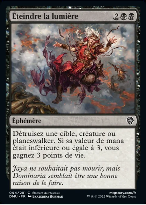 Éteindre la lumière