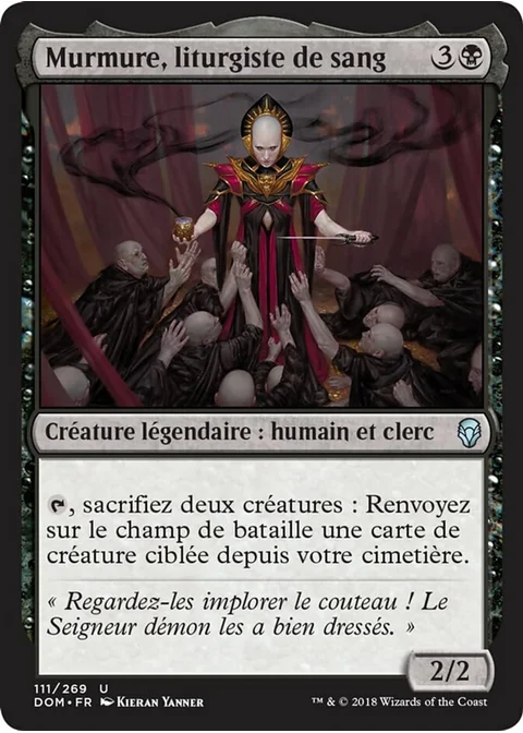 Murmure, liturgiste de sang