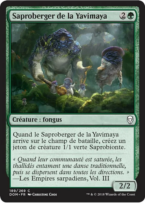 Saproberger de la Yavimaya