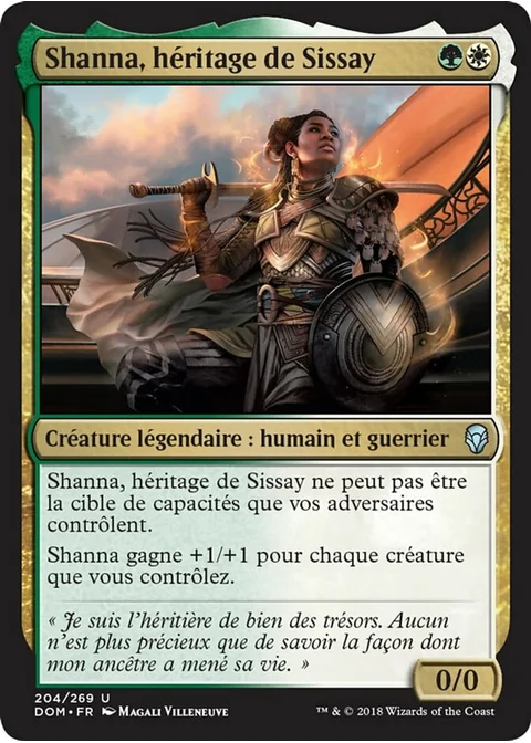 Shanna, héritage de Sissay