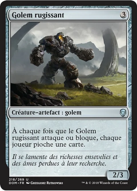 Golem rugissant