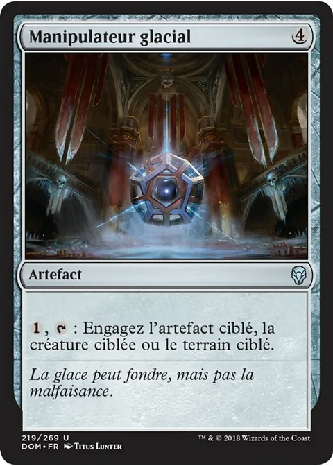 Manipulateur glacial