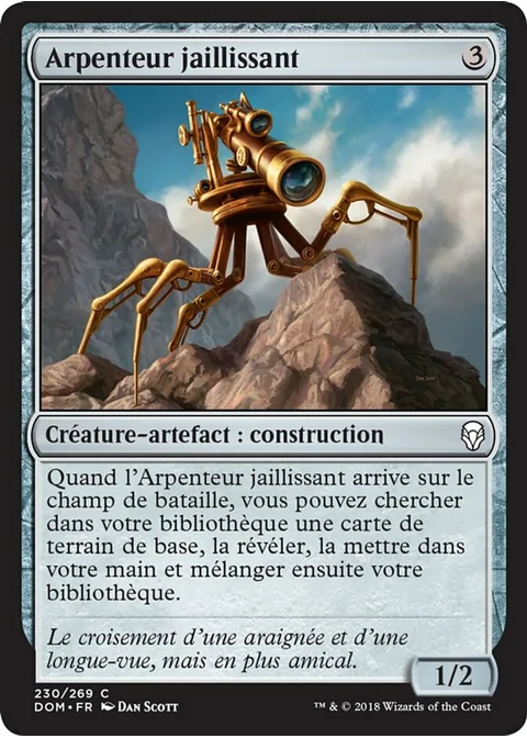 Arpenteur jaillissant