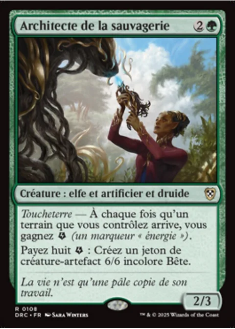 Architecte de la sauvagerie