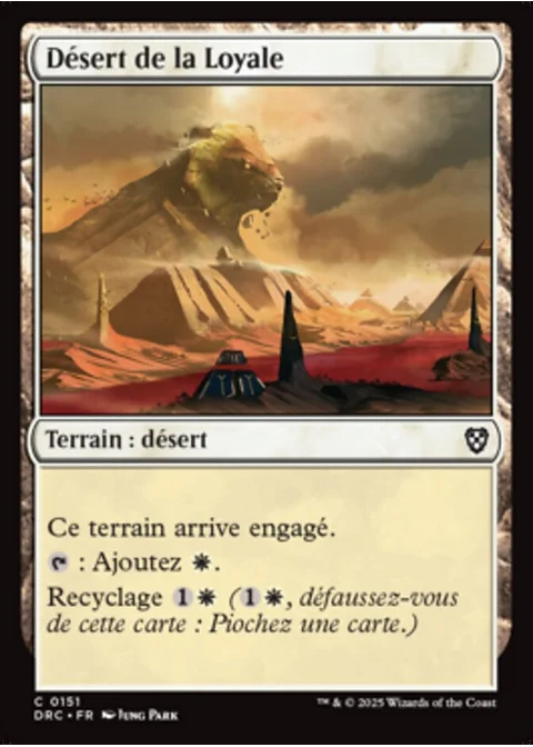 Désert de la Loyale